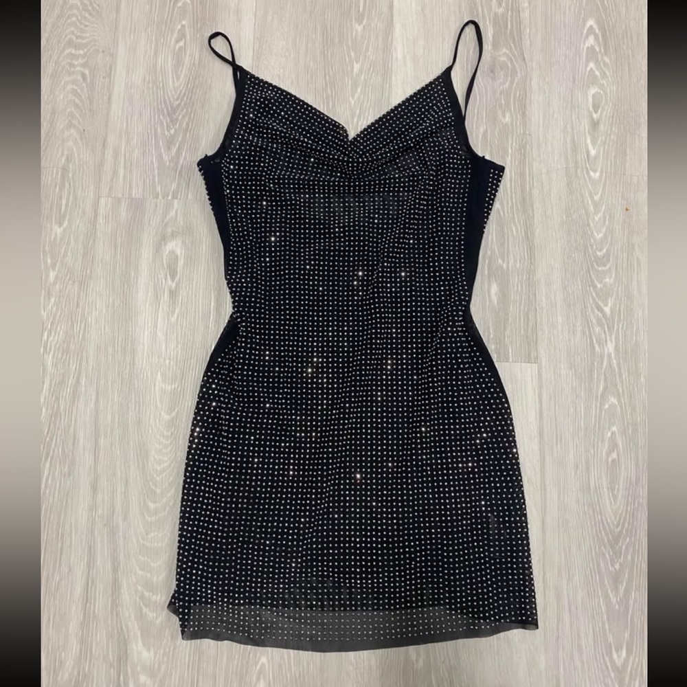 rhinestone dress